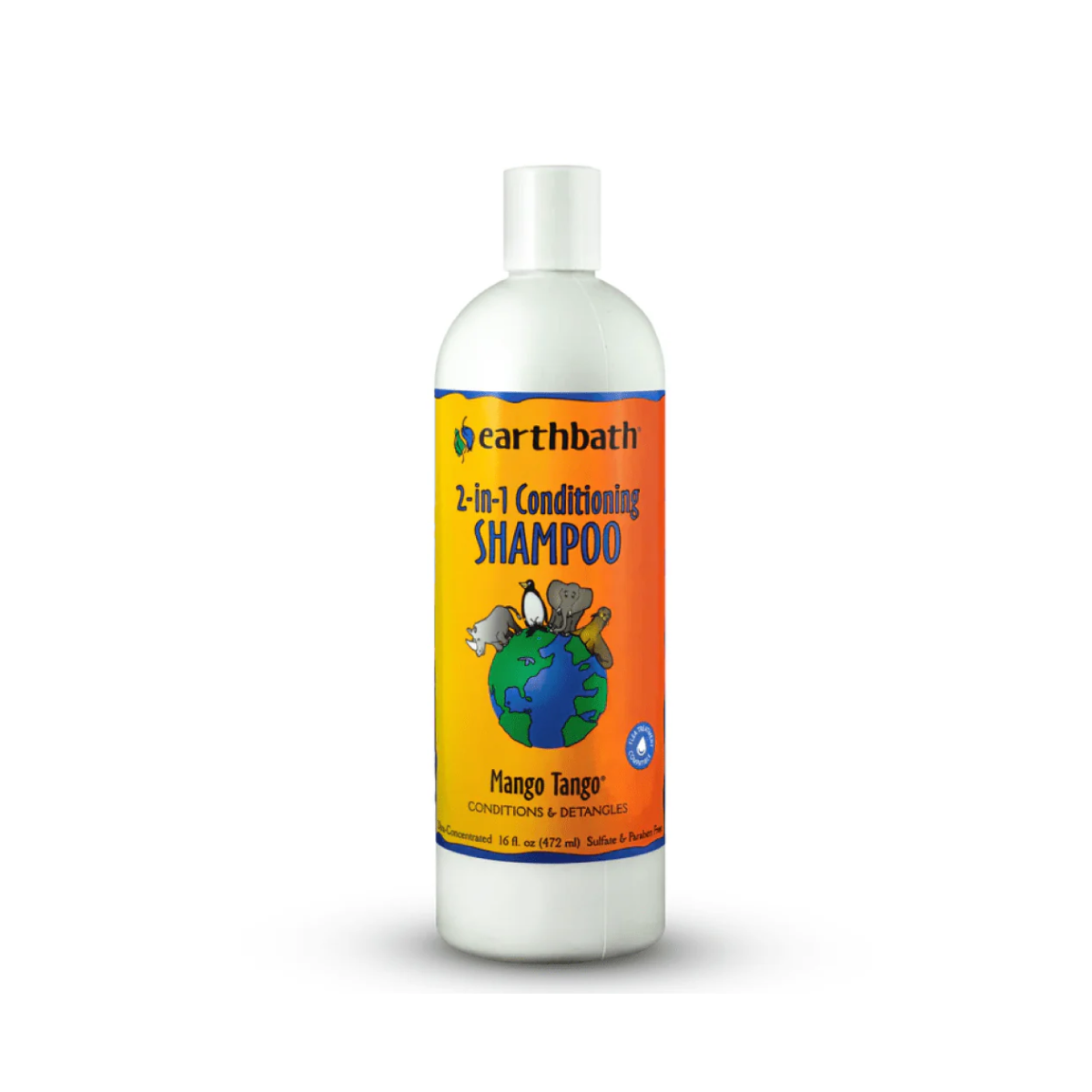 EarthBath 2 in 1 Conditioning Shampoo for Dogs – Mango Tango Long Coat