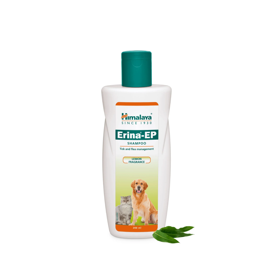 Himalaya Erina-EP Shampoo-For tick and flea control-Doga And Cats