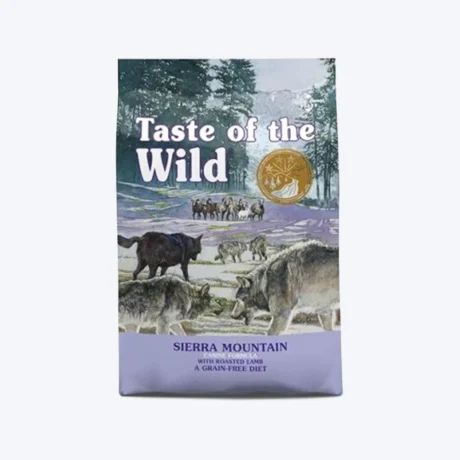 Taste of the Wild Sierra Mountain Canine Recipe Dog Food – A Grain-Free Diet With Roasted Lamb