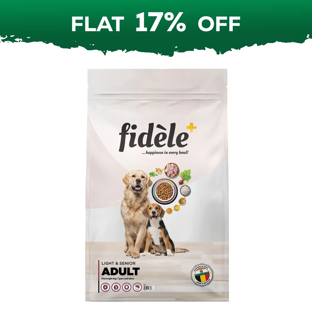 Fidele+ Light & Senior Adult Dry Dog Food