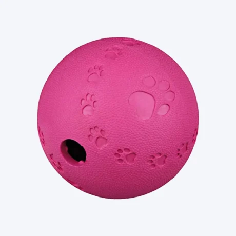 Trixie Snack Ball Interactive Natural Rubber Toy for Dogs (Pink)
